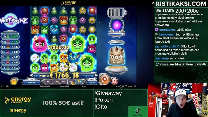 Roosteeni - Nettikasinon striimausbanneri